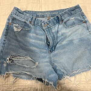 American Eagle Curvy Mom Denim Shorts